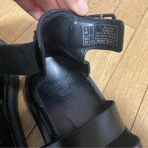 Dr Marten Clarissa Brando Platform Sandals in Black